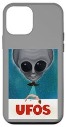 Custodia per iPhone 12 mini Rapimento alieno UFO | Alieno grigio | Disco Volante