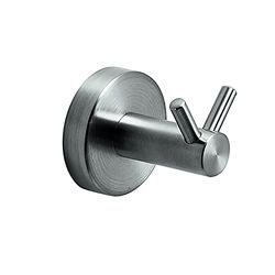 Gedy G-Tokio, percha doble, medidas 5,3 x 6 x 5,3 cm, toallero de acero inoxidable 304, 15 años de garantía, diseño I+D, único