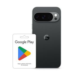 Google Pixel 10 Pro - Unlocked Android Smartphone with Gemini and 6.3" Super Actua Display - Obsidian, 1TB Play gift code £100 (Email Delivery - UK Customers Only)