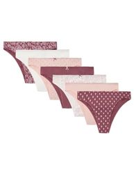 Women'Secret Underkläder (7 Pack) för kvinnor, Rosa, L