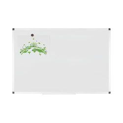 Bi-Office Ayda BioFusion Lavagna Magnetica, 120x90cm, Superficie in Acciaio Laccato, Telaio in alluminio naturale con Biocompositi di Cocco