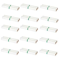 Huslog Sacchetti Sottovuoto per Alimenti, 30 Rotoli 28 x 300 cm, BPA-Free, Resistenti e Compatibili con Tutte le Macchine Sottovuoto, Ideali per Conservazione e Sous Vide
