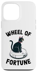 Wheel Of Fortune Robot Vacuum Cleaner Funny Cat Case for iPhone 13 Pro Max