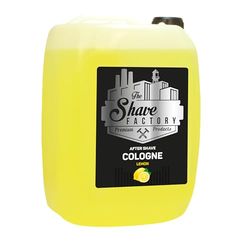 The Shave Factory 5L Lemon Cologne – Professional Barber-Grade Aftershave Fragrance for Barbershops & Salons | Refreshing Citrus Scent for Long-Lasting Freshness | Large 5-Liter Bottle