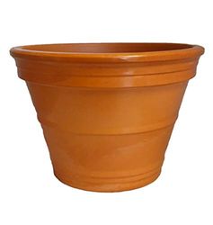 VASO TERRACOTTA + SOTTOVASO IN TERRACOTTA, VASO DIAMETRO CM. 35, ALTEZZA CM. 21. CIOTOLA GIARDINO FIORIERA IN COTTO SUCCULENTE CACTUS