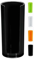 Spirella, Accessoire de Salle de Bain en Acrylique Élégant et Pratique, Idéal pour Organiser Votre Espace, Fini en Noir, Parfait pour Toutes Les Décorations - Taille Unique