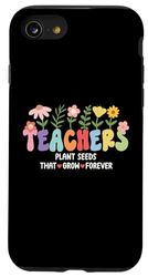 iPhone SE (2020) / 7 / 8 Teacher Plant Seeds Back To School Teaching Matching Case