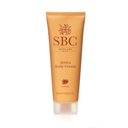 SBC Skincare Arnica Body Cream 250ml, Muscle Tension Relief & Deep Moisturisation, With Shea Butter, Sweet Almond Oil & Vitamin E, Aromatic Spa-Like Scent with Essential Oils