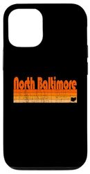 North Baltimore, Ohio Retro 80s Style Case for iPhone 12/12 Pro