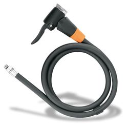 SKS E.V.A Bicicleta (Cabezal de Bomba con Manguera Compatible Germany RENNKOMPRESSOR, Rosca: M 8 x 0,75), Negro, Unisex-Adult, Black, One Size