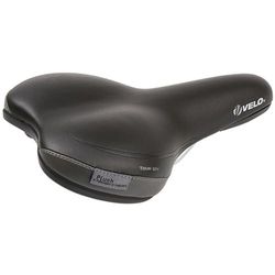 Velo Tour UNI Selim para bicicleta, preto, tamanho 262 x 165 mm