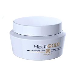 Heli's Gold Restructure Masque - Deeply Hydrates Your Scalp And Tresses - Restores Hair Condition And Resilience - Fights Frizz And Helps Repair Split Ends - Dry, Damaged Strands - 250 ML