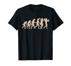 Palestra Bodybuilding Fitness Evolution Weightlifting Gift Maglietta