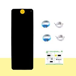 LandKissing Tappetino Portatile per Messa a Terra (1 Set) per Una Sana energia terrestre con 2 Braccialetti di Messa a Terra e 2 Corde dritte