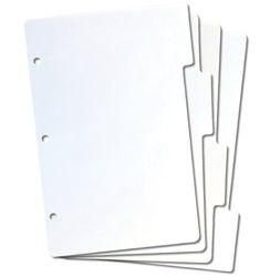Crafter's Companion EZMount Tabbed Mini Storage Panels, White, Pack of 4,SS26