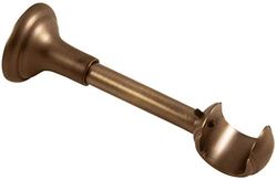 Gardinia Rustic open support for diameter 25 mm, bronze, 12 cm, metal