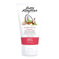 Curl Rhythm Jojoba Curl Gel - Defining Hair Gel for Bouncy, Nourished Curls - Curly Hair Styling Gel with Shea and Coconut - Sulfate Free - 117 ml