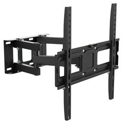 Atlantis P022-E20SDN Supporto TV parete orientabile e inclinabile, Staffa da Parete per TV da 32" a 65", Max 35Kg, Max VESA 400x400. Inclinazione Verticale da -12° a +12°. Ruotabile 180°.