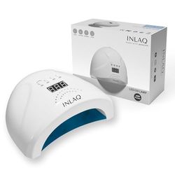 INLAQ® Lampada Unghie Dual UV/LED 48W - Asciugatrice Unghie con 4 timer 10/30/60/99s - Display LCD - Lampada per Smalto LED UV Bianca con Sensore Automatico
