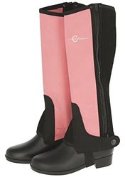 Covalliero Crianças Kinde rmini Chaps Lilli tamanho do tendão, preto/rosa, 152