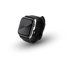 JT Berlin Wannsee Cinturino di ricambio per Apple Watch 49 mm/45 mm/44 mm/42 mm [Watch Ultra, Watch SE, Series 8/7/6/5/4/3/2/1, in pelle e acciaio inox] nero/nero