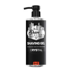 The Shave Factory - Shaving Gel | Non-Irritating | Precise shave on face and body | Shaving gel for men | Moisturizes the skin (Crystal (1000ml - 33.81 Fl. Oz))