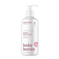 ATTITUDE Baby Lotion, EWG Verified Moisturizer, Dermatologically Tested Moisturizing Cream, Vegan, Unscented, 473 mL