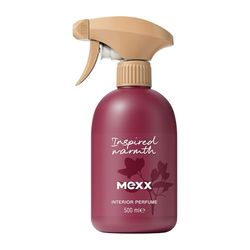 MEXX Inspired Warmth Spray per ambienti, Fragranza Ambrata, Accogliente, Energizzante, 95% Ingredienti di Origine Naturale, Formula Vegana, 500ml (16.9oz)
