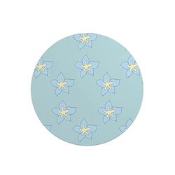 Questo Casa, Round Digital Printed Mouse Pad, Non-Slip Base, for Office and Home, Diameter:22cm