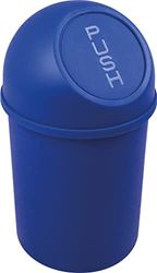 Helit H2401034 - push-afvalcontainer "the flip" 6L, blauw