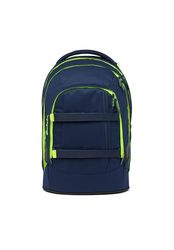 Satch Pack Schulrucksack Toxic Yellow Sac à Dos Unisex-Adult, Bleu, One Size