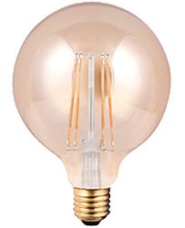 Lampada Globo Filamento Ambra Ã˜9,5cm - 6W 2200K E27 650LM