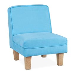 Relaxdays Petit Fauteuil pour Votre Bout de Chou, Enfants, HLP env. 60 x 45 x 52 cm, Chambre d'enfant, Bleu