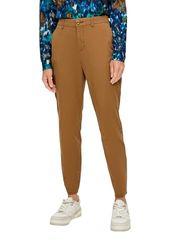 s.Oliver Damesbroek Tapered Leg Brown 32, bruin, 32