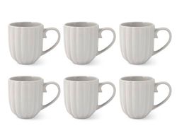 H&h set 6 mug lotus grigio cc350