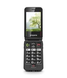 Emporia Joy-LTE | Teléfono móvil para Personas Mayores 2G | móvil Plegable sin Contrato | teléfono móvil con botón de Llamada de Emergencia | Pantalla de 2,8 Pulgadas | Rojo