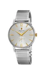 Festina Herrar analog kvarts klocka med rostfritt stål armband F20250/2