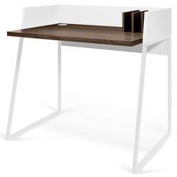 Symbiosis Volga Bureau, Noyer et Blanc, 90x60x88 cm