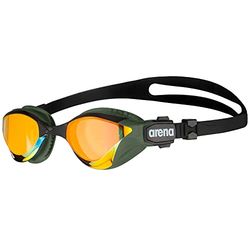Arena Unisex Arena Unisex Spiegel Triathlon Goggles COBRA TRI SWIPE MR, GEEL COPPER-ARMY, One Size UK