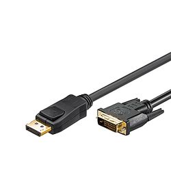 Wentronic 51962 Câble vidéo DP/DVI 3 m Noir