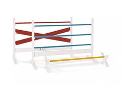 PINOLINO Obstáculos para los Niños, 2 saltos empinados, 1 cavaletti, colorido