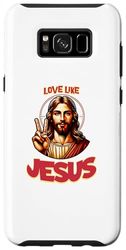 Carcasa para Galaxy S8+ Love Like Jesus Movie Poster Style Christian Men Women