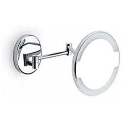Roca Hotéis 2.0 A816380001 - espelho de aumento de parede com braço articulado e luz, cor cromado-lit