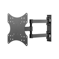 Goobay 49715 TV-väggfäste 58 cm (23 tum) – 107 cm (42 tum)/TV-hållare basic FULLMOTION upp till 20 kg/vägghållare TV lutbar och vridbar/VESA-standard 200 x 200/svart
