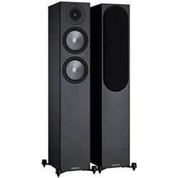 Monitor Audio Brons 200 6G | Kleur: Zwart | Staande luidsprekers | Paar | Stereo & Home Theater | 2.5-weg | 8 Ohm | 120 Watt | Magnetische afdekking | Basreflex | Passief