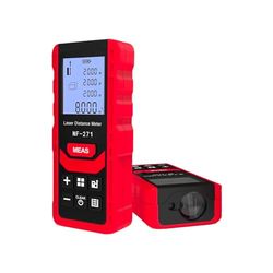 Telemetro Laser Professionale - Misuratore Laser Portatile con Schermo LCD da 4 a 50m - Misurazione Continua Area e Volume, con Memoria 50 Misure
