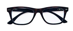 Corpootto - Gafas de lectura con forma de tortuga (+1,00-20 g)