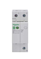 Schneider Electric EZ9L33620 Para-raios de sobretensão Easy9 1P-N 20kA, White