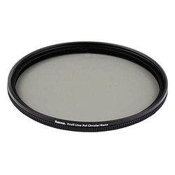 Hama Filtro polarizador (polarizador Circular, Vidrio Superior, diámetro de Rosca de 67 mm, Grosor de la Montura de 4,5 mm, Rosca Frontal, NMC16 (Nano Multi-Coated 16 Capas)) Negro