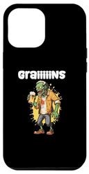 iPhone 12 Pro Max Graiiiiins funny zombie pun drinking beer Case